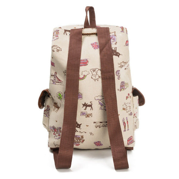 LOVELY CAT DRAWSTRING BACKPACK