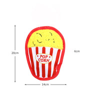 Crinkle Dog Toys Squeaky Dog Toys No Stuffing Dog Toys Durable Interactive Dog Chew Toys For Puppy Small Medium Large Dogs Hamburger