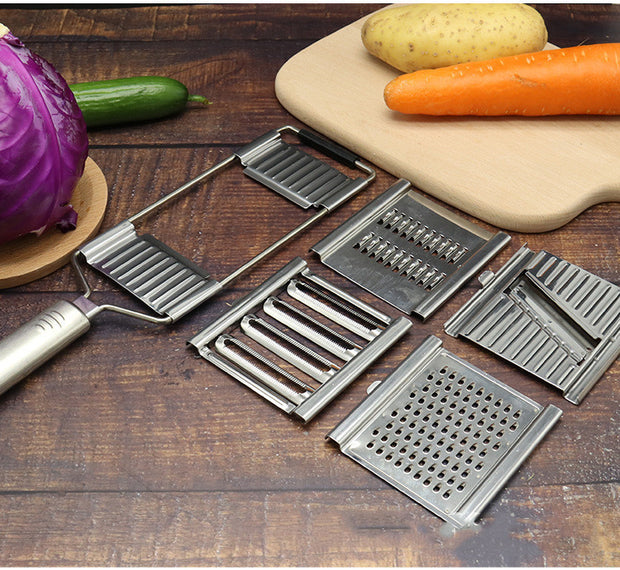 Stainless Steel Grater, Vegetable And Fruit Slicer, Peeler