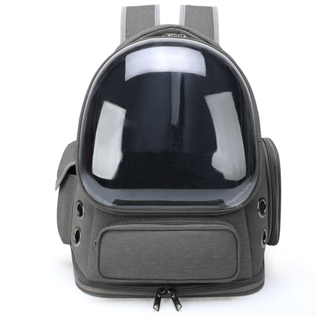 Portable Cat Backpack Transparent Space Capsule Backpack Dog Cat Diaper Bag