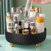 Plastic Cosmetics Rotating Storage Box