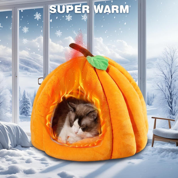 Pumpkin Cat Bed