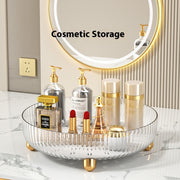 Plastic Cosmetics Rotating Storage Box
